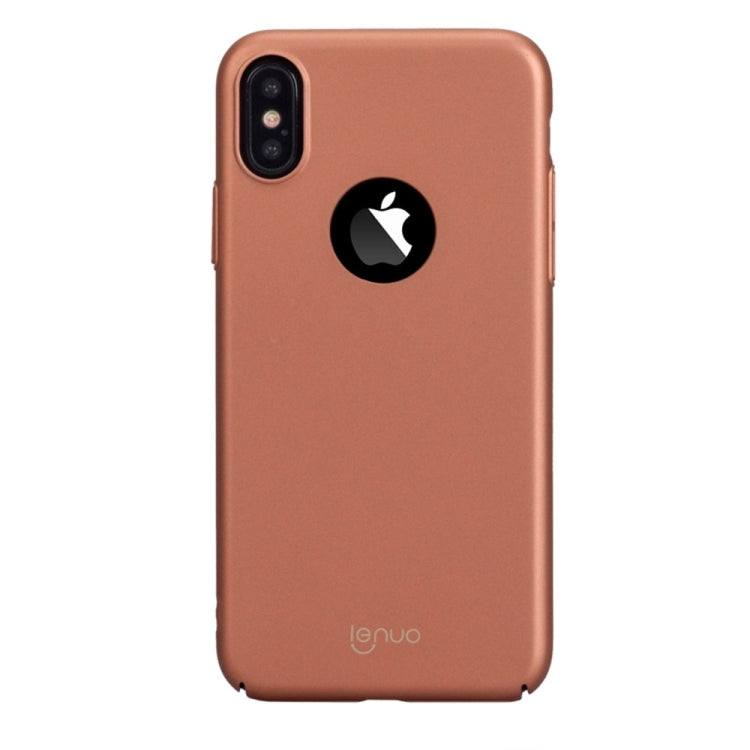 For iPhone X / XS Lenuo PC Ultra-thin Impact Protection Case