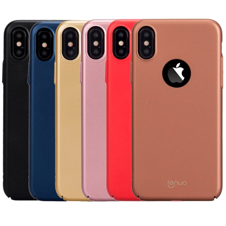 For iPhone X / XS Lenuo PC Ultra-thin Impact Protection Case