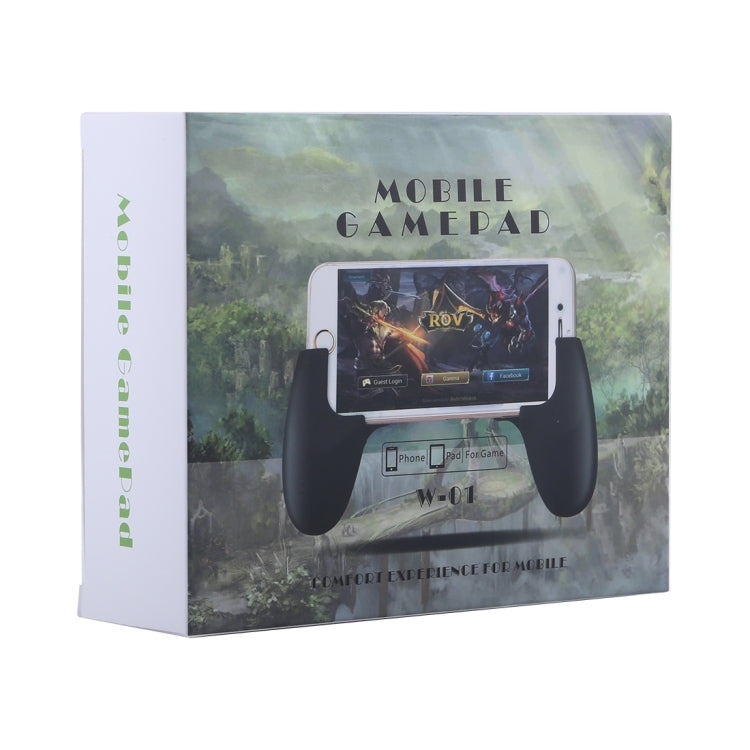 W-01 Mobile Handle Grip Gamepads, For iPhone, Galaxy, Sony, HTC, LG, Huawei, Xiaomi and other Smartphones