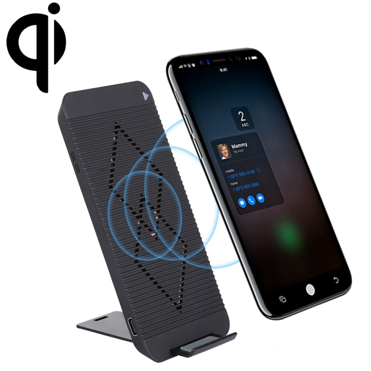10W Max Fast Charging ABS Pad Qi Standard Wireless Charger with Indicator Light, For iPhone, Galaxy, Nokia, Xiaomi, LG, HTC and Other QI Standard Smart Phones