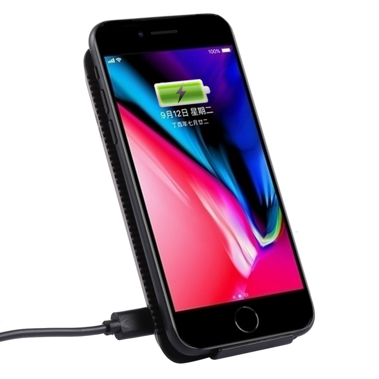 10W Max Fast Charging ABS Pad Qi Standard Wireless Charger with Indicator Light, For iPhone, Galaxy, Nokia, Xiaomi, LG, HTC and Other QI Standard Smart Phones