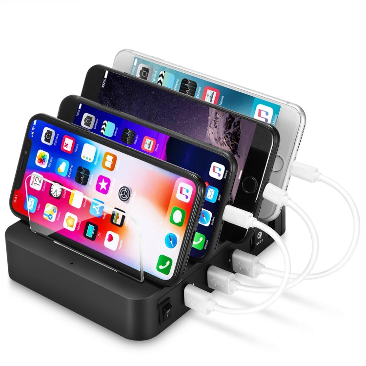 016 Multi-function AC 100V~240V Output 4 Ports USB Detachable Charging Station Smart Charger
