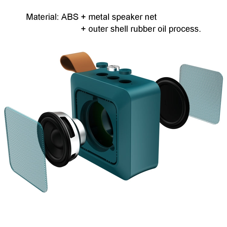 SARDiNE A12 Outdoor Wireless Bluetooth Speaker with Microphone, Support Hands-free Answering Phone & FM radio & TF card