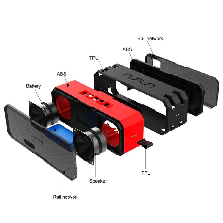 SARDiNE F4 Multi-function Wireless Bluetooth Speaker with Microphone , Support Hands-free Answering Phone & FM Radio & TF Card