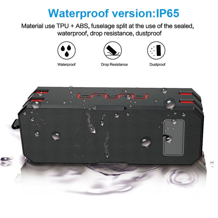 SARDiNE F4 Multi-function Wireless Bluetooth Speaker with Microphone , Support Hands-free Answering Phone & FM Radio & TF Card