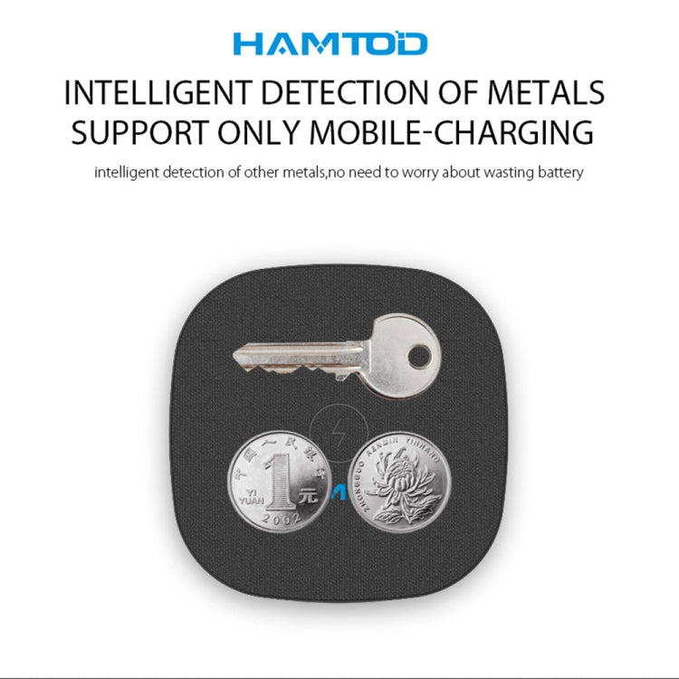 HAMTOD M9 Desktop Intelligent 10W Qi Standard Wireless Charger Charging Pad