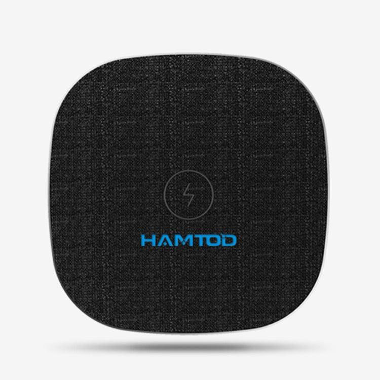 HAMTOD M10 Desktop Intelligent 10W Qi Standard / QC3.0 Wireless Charger Charging Pad (Black)