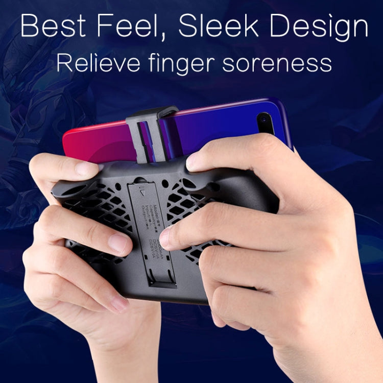 JKS-001 Multi-function Mobile Phone Radiator Winner Chicken Game Gamepad Mobile Phone Power Bank(Black)