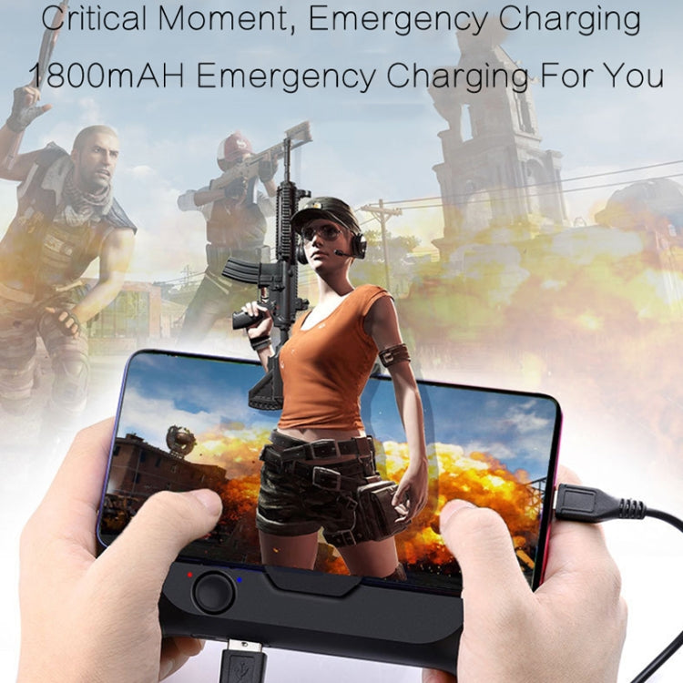 JKS-001 Multi-function Mobile Phone Radiator Winner Chicken Game Gamepad Mobile Phone Power Bank(Black)