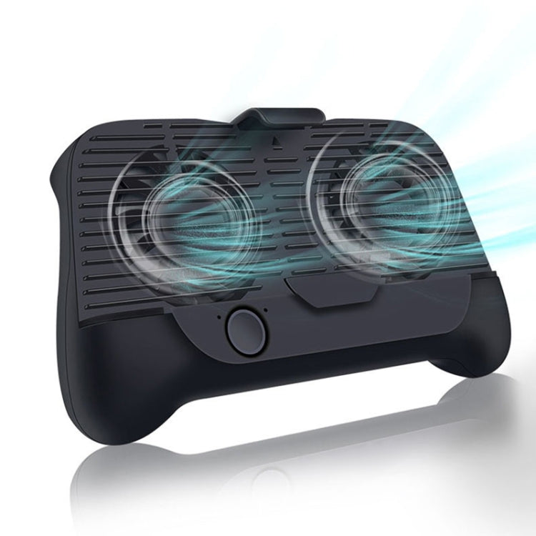 JKS-001 Multi-function Mobile Phone Radiator Winner Chicken Game Gamepad Mobile Phone Power Bank(Black)