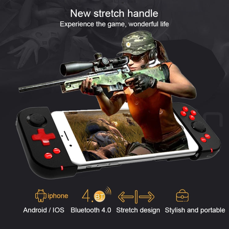 X6pro Universal Stretchable Bluetooth Game Controller Gamepad(Black)