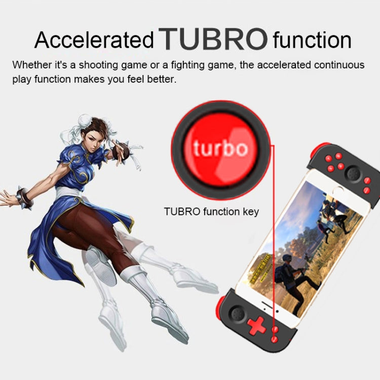 X6pro Universal Stretchable Bluetooth Game Controller Gamepad(Black)