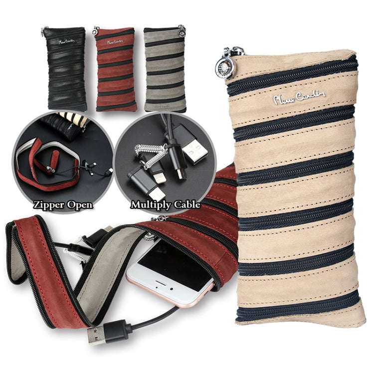 Pierre Cardin PCQ-E24 Multi-function Charging Cable Zipper Storage Bag