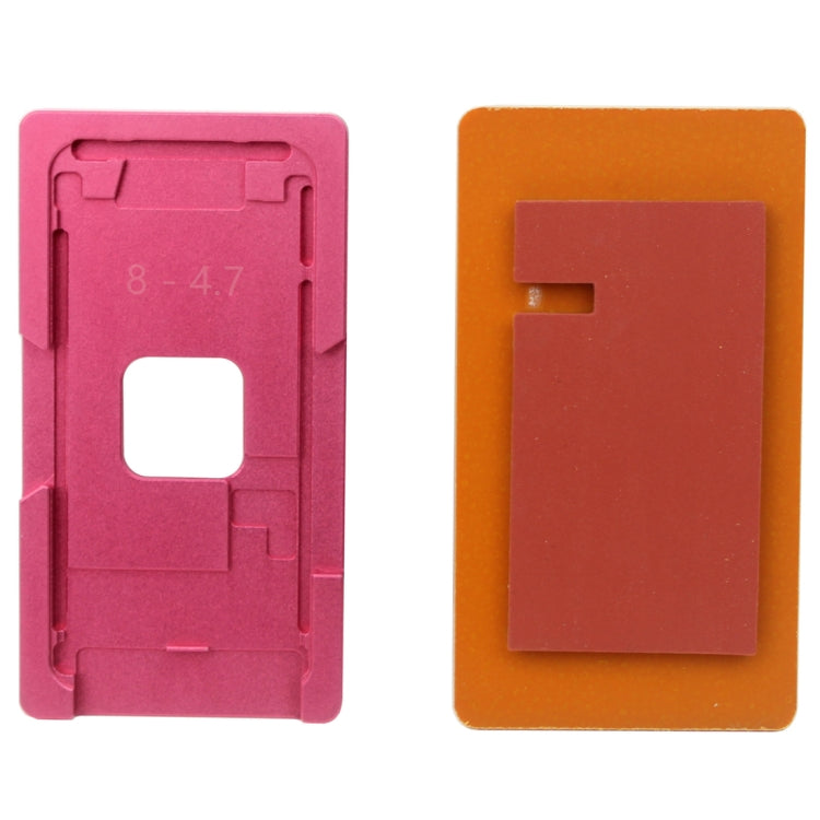 Repair Precision Screen Refurbishment Aluminium Alloy  Mould Molds For iPhone 8(Pink)