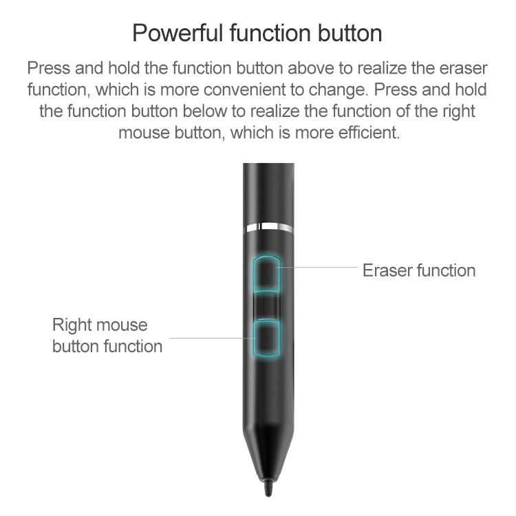 Teclast T6S 1024 Levels of Pressure Sensitivity Metal Body Stylus Pen with Auto Sleep Function