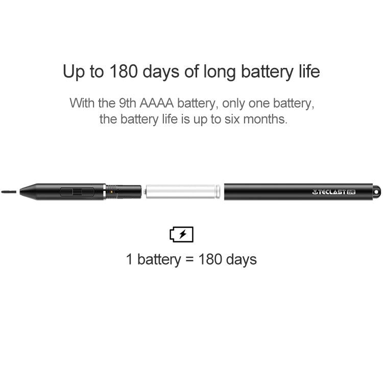 Teclast T6S 1024 Levels of Pressure Sensitivity Metal Body Stylus Pen with Auto Sleep Function