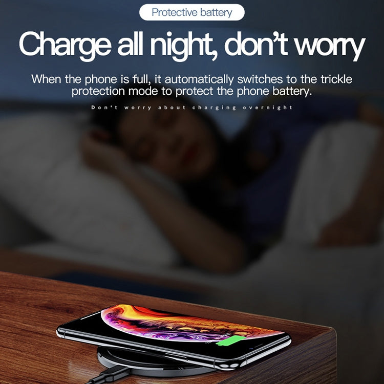TOTUDESIGN CACW-031 Lighting Series â…¡ 10W Quick Charge Qi Standard Wireless Charger(Black)