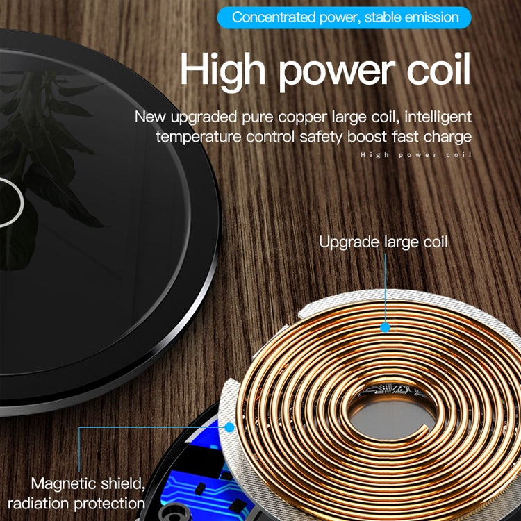 TOTUDESIGN CACW-031 Lighting Series â…¡ 10W Quick Charge Qi Standard Wireless Charger(Black)