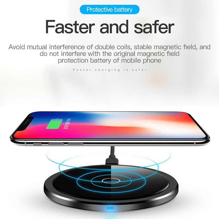 TOTUDESIGN CACW-031 Lighting Series â…¡ 10W Quick Charge Qi Standard Wireless Charger(Black)