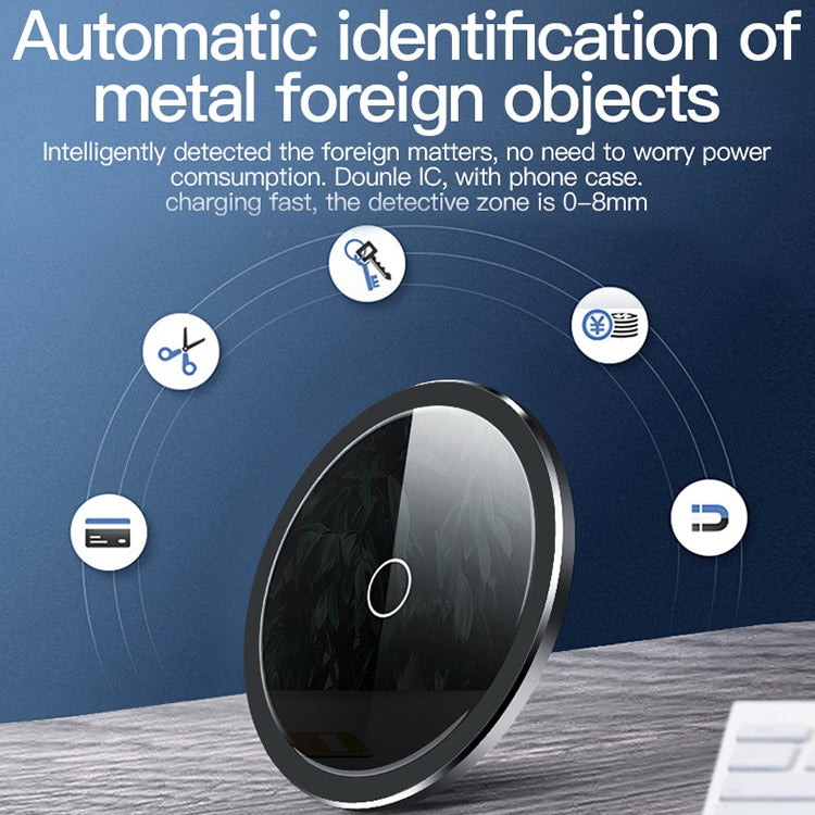 TOTUDESIGN CACW-031 Lighting Series â…¡ 10W Quick Charge Qi Standard Wireless Charger(Black)