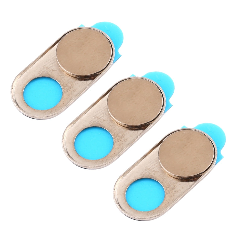3 PCS Universal Ultra-thin Design Magnet WebCam Cover Camera Cover for Desktop, Laptop, Tablet, Phones