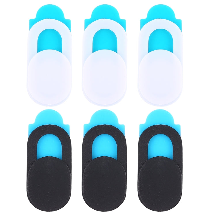 6 PCS Universal Ultra-thin Design WebCam Cover Camera Cover for Desktop, Laptop, Tablet, Phones