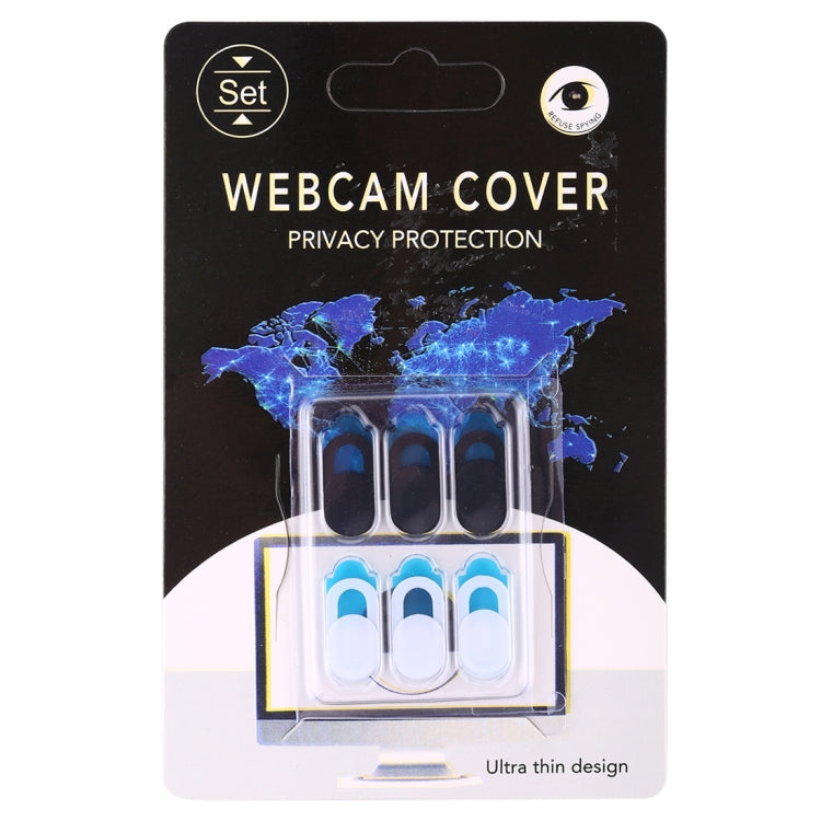 6 PCS Universal Ultra-thin Design WebCam Cover Camera Cover for Desktop, Laptop, Tablet, Phones