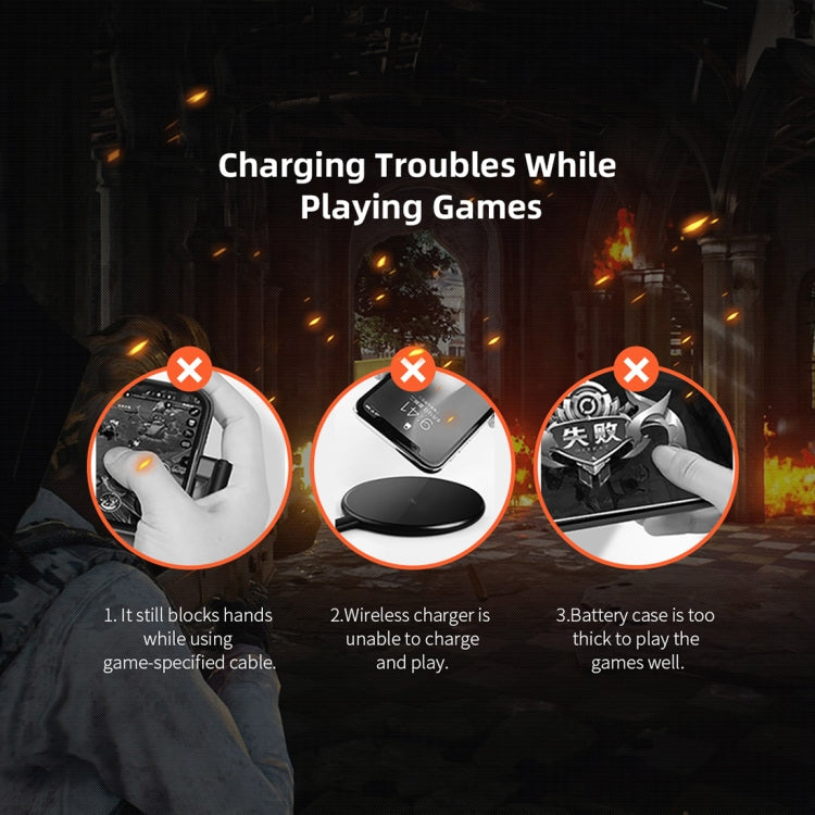 ROCK W24 Double-sided Fast Charging Wireless Charger (Blue)