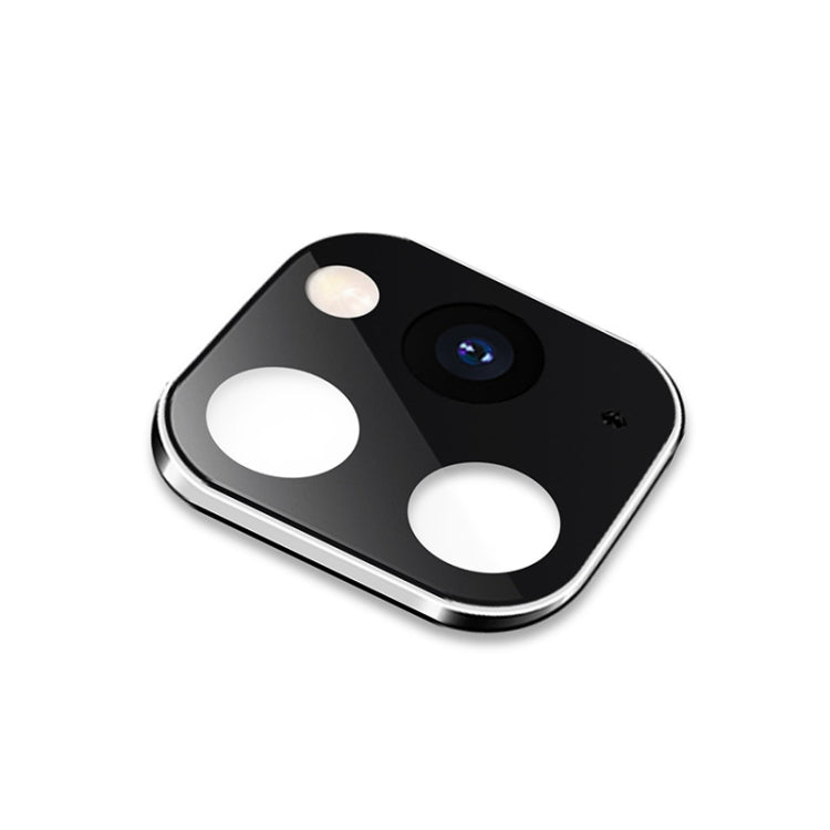 10 PCS Copy iP 11 Pro / iP 11 Pro Max Metal + Plexiglass Lens Protective Cover for iPhone X / XS / XS Max(Silver)
