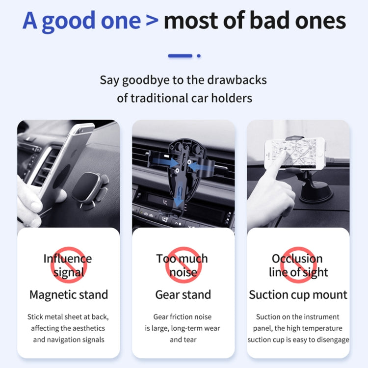 TOTUDESIGN DCTV-15 Keeper Series Car Mount Phone Gravity Holder Stand