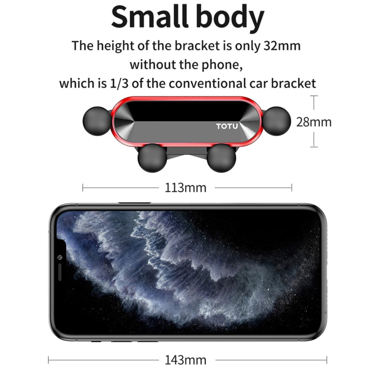 TOTUDESIGN DCTV-15 Keeper Series Car Mount Phone Gravity Holder Stand