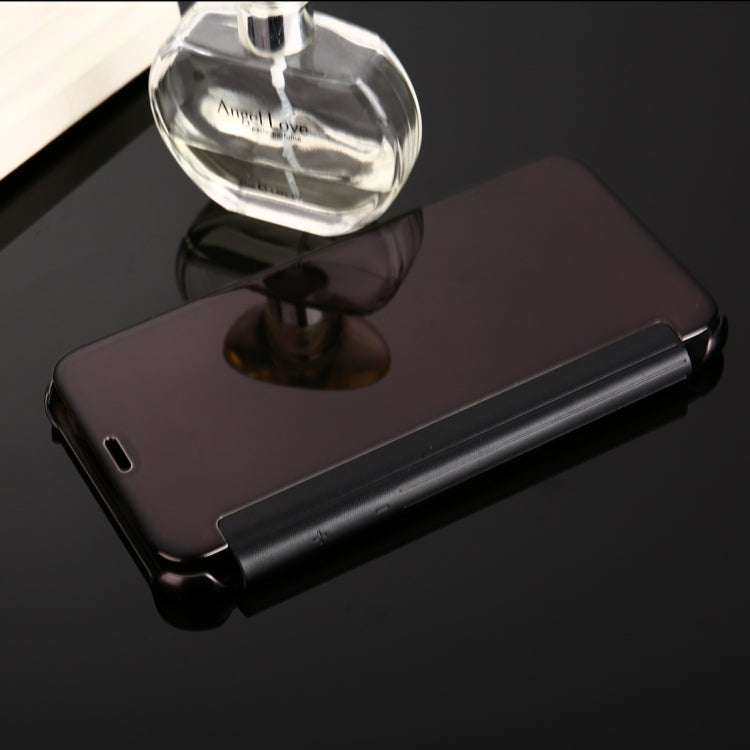 For iPhone X / XS Electroplating Mirror Horizontal Flip Leather Case