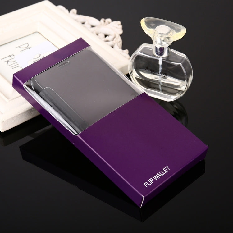 For iPhone X / XS Electroplating Mirror Horizontal Flip Leather Case