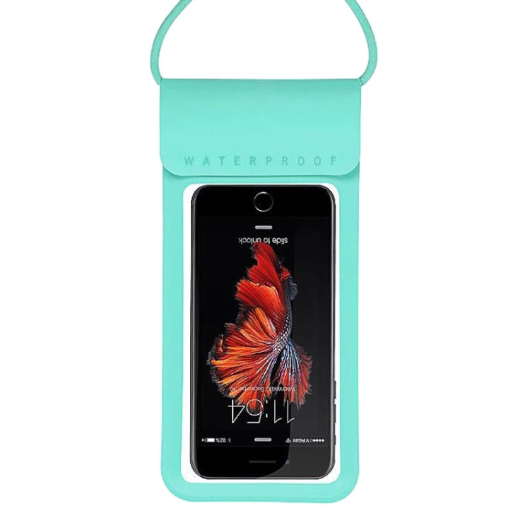 Outdoor Diving Swimming Mobile Phone Touch Screen Waterproof Bag for 6 to 7 Inch Mobile Phone