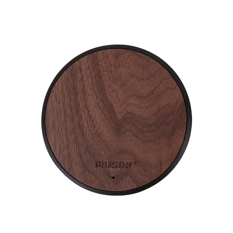 Musor 10W Phone Fast Charging Walnut Wireless Charger