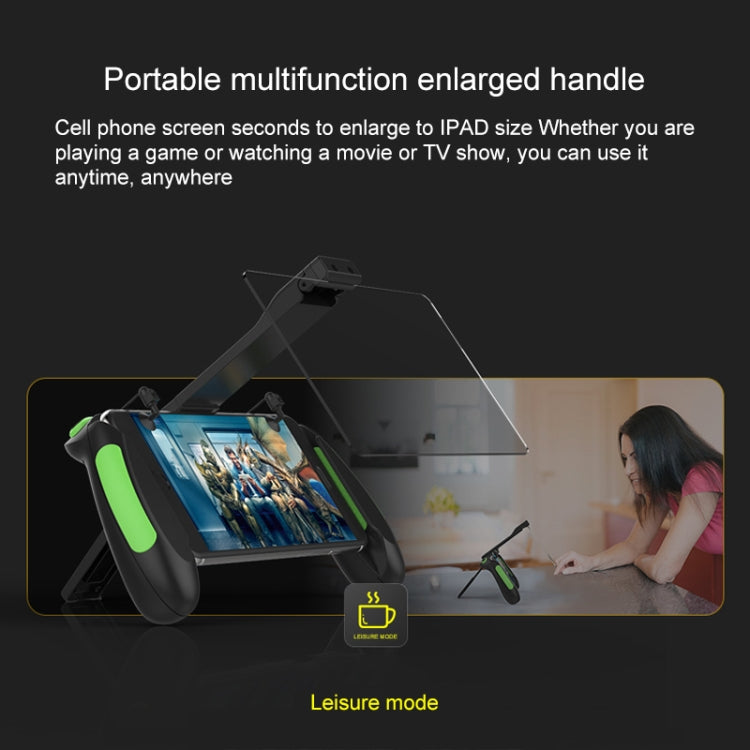 B06 Portable Multi-function Gamepad Screen Amplifier with Phone Holder