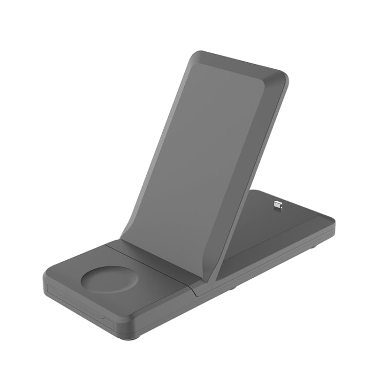 H6 3 in 1 Portable Folding Wireless Charger for iPhone + iWatch + AirPods