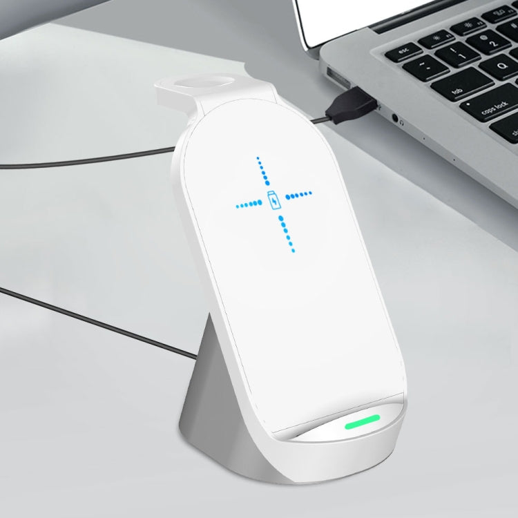 H18 3 in 1 Quick Wireless Charger for iPhone, Apple Watch, AirPods and other Android Smart Phones