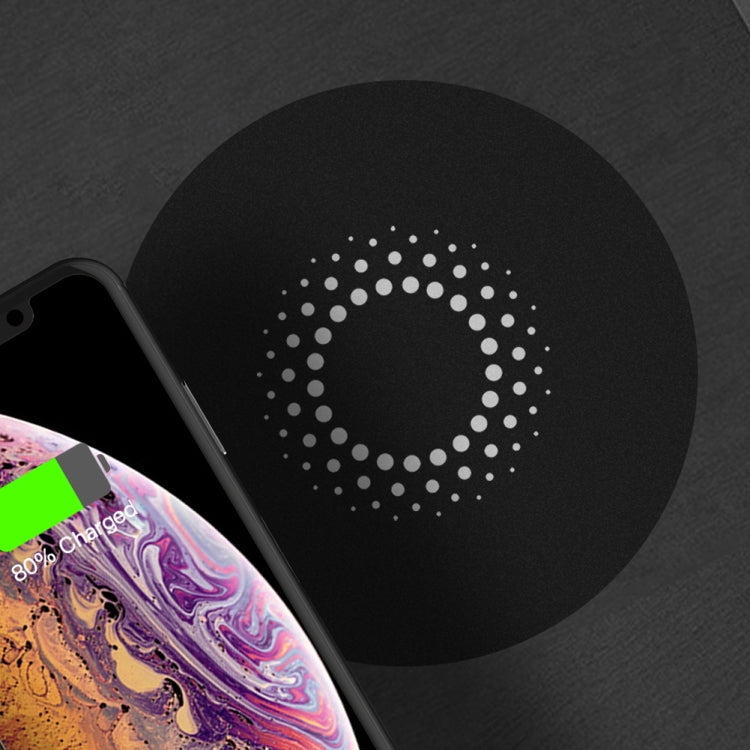 Z1 Desktop Hidden Charging Wireless Charging for iPhone and other Android Smart Phones(Black)