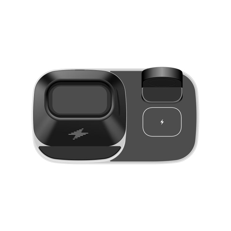 P9X 4 in 1 Quick Wireless Charger for iPhone, Apple Watch, AirPods, Pen Hoolder and other Android Smart Phones(Black)