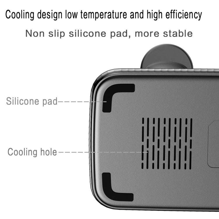 V5 4 in 1 Quick Wireless Charger for iPhone, Apple Watch, AirPods and other Android Smart Phones(Black)