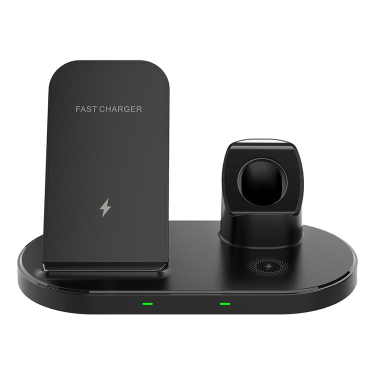W55 3 In 1 Wireless Charger Holder Charging Station for iPhone / Apple Watch / AirPods