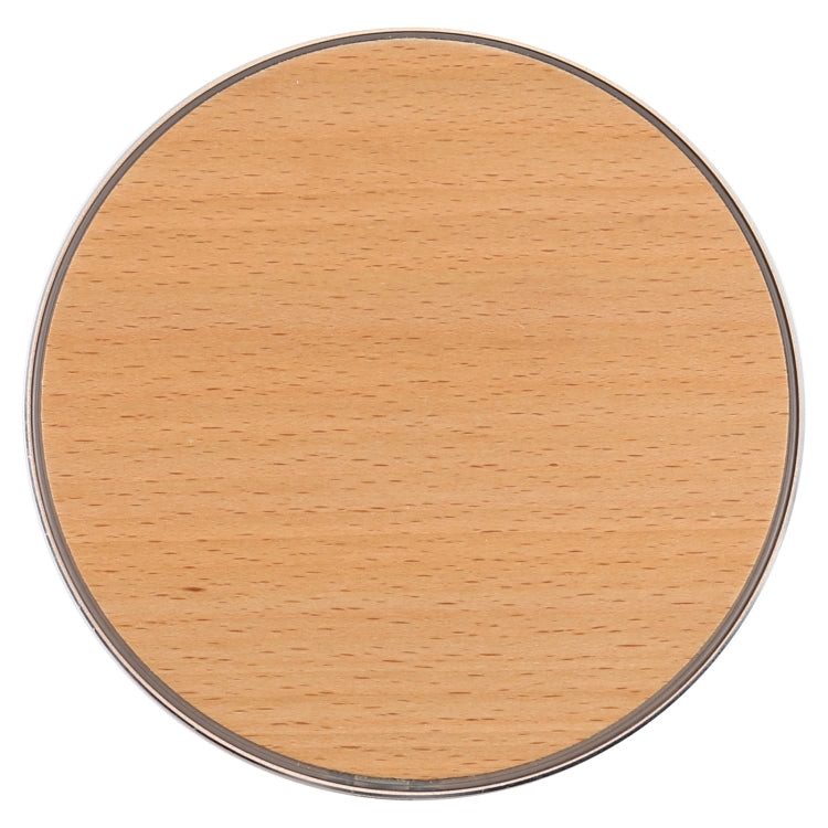 GY-68 QI Standard Wooden Round Wireless Charger