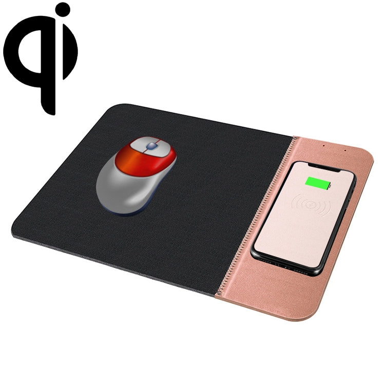 OJD-36 QI Standard 10W Lighting Wireless Charger Rubber Mouse Pad, Size: 26.2 x 19.8 x 0.65cm