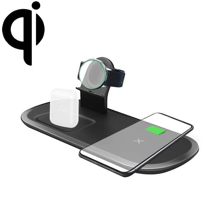 OJD-55 3 in 1 15W Multi-function Fast Charging Wireless Charger for iPhones & iWatches & AirPods