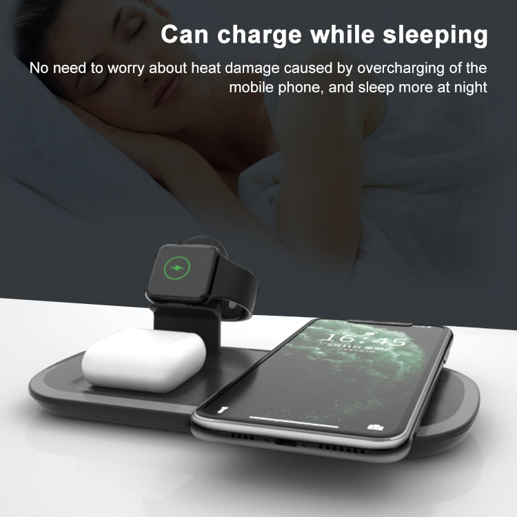 OJD-55 3 in 1 15W Multi-function Fast Charging Wireless Charger for iPhones & iWatches & AirPods