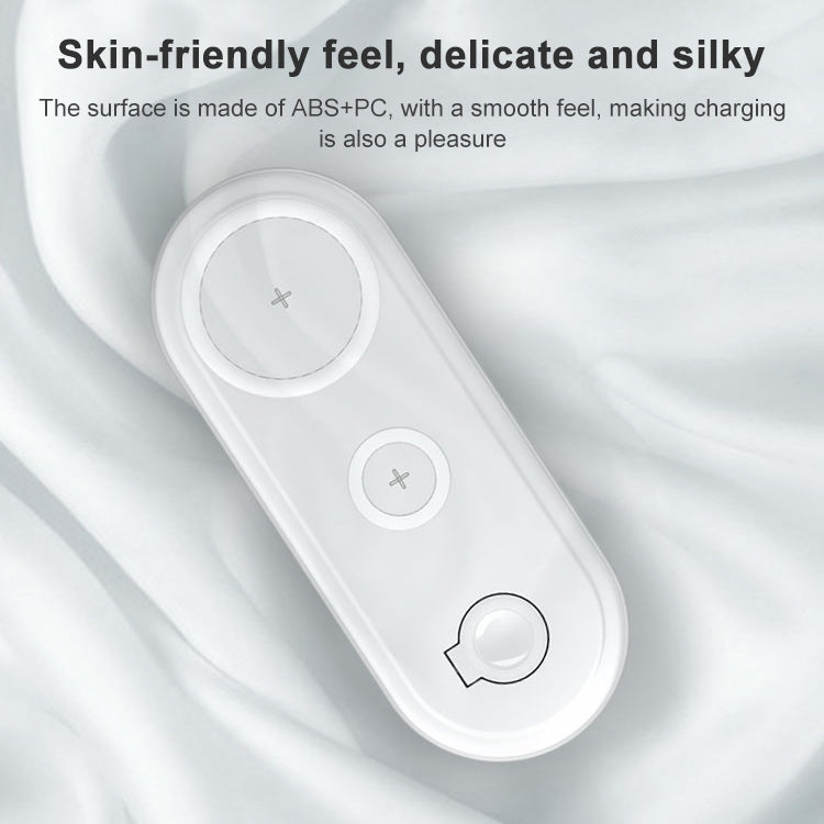 OJD-56 3 in 1 10W Multi-function Fast Charging Wireless Charger for Phones & iWatches & AirPods