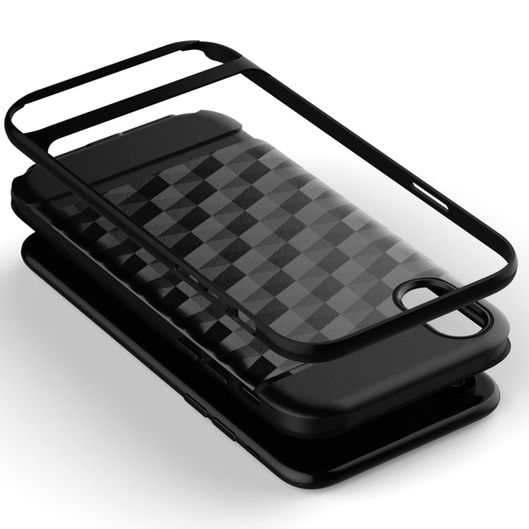 For iPhone X / XS 3D Diamond PC + TPU Combination Protective Case
