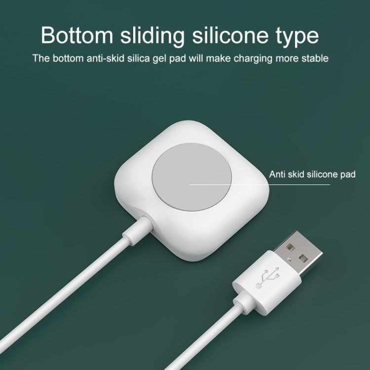 For OPPO Watch 46mm Smart Watch Magnetic Charger Charging Base(White)