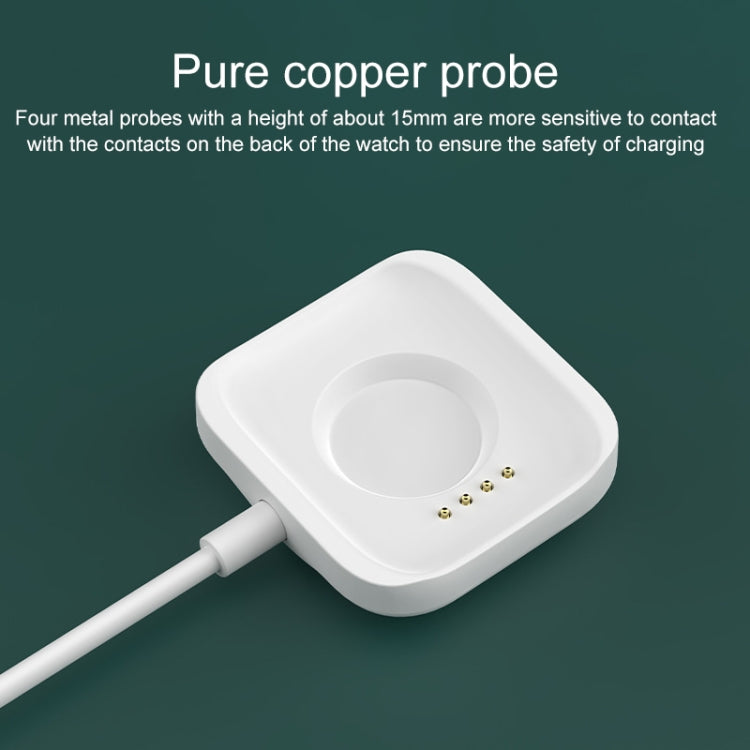 For OPPO Watch 46mm Smart Watch Magnetic Charger Charging Base(White)